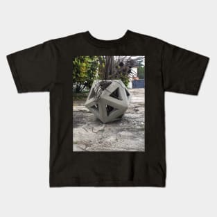 concrete icosahedron gmtrx Kids T-Shirt